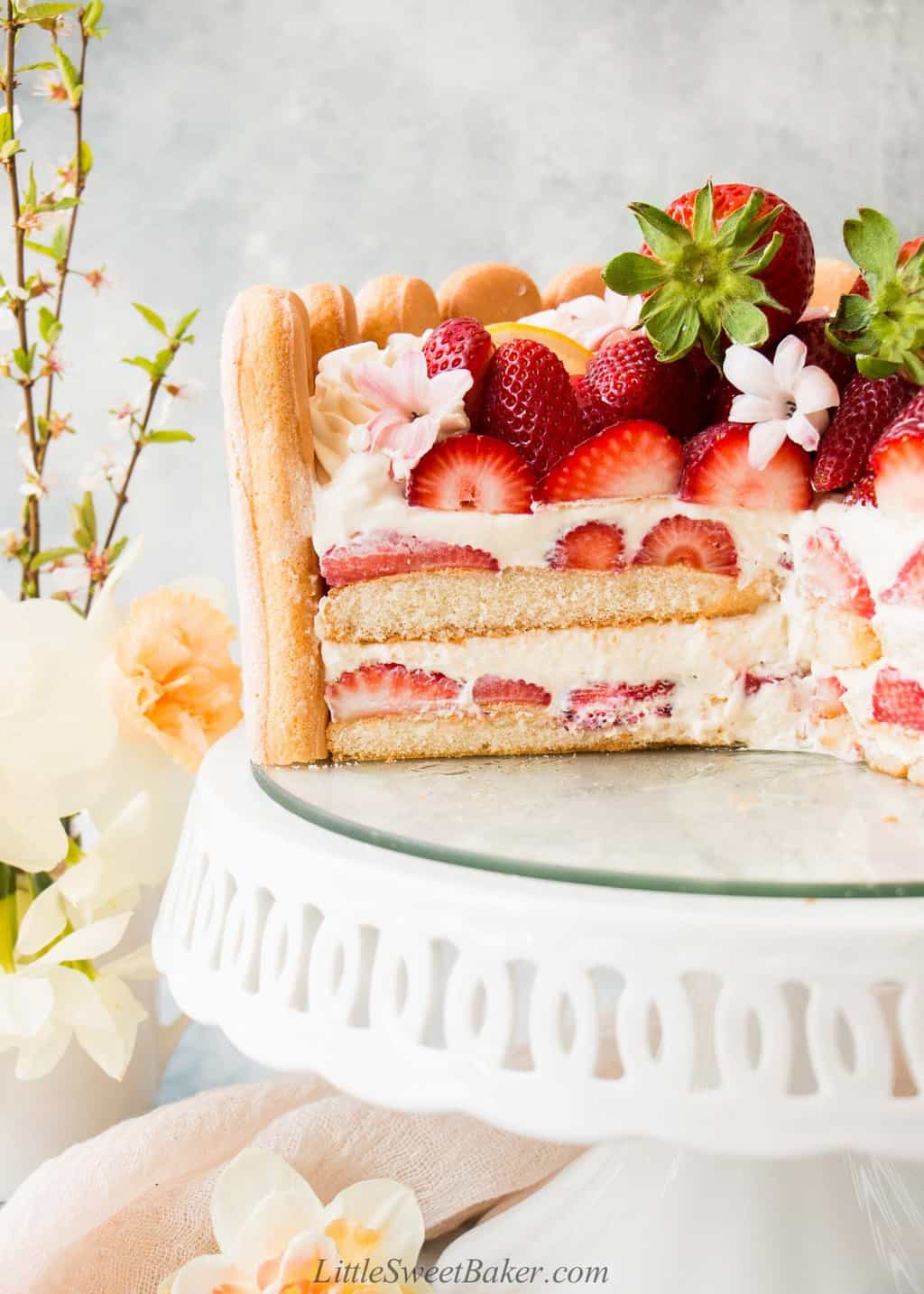 Strawberry Lemon Cakes: Charlotte vs. Angel Food - Which is Best?